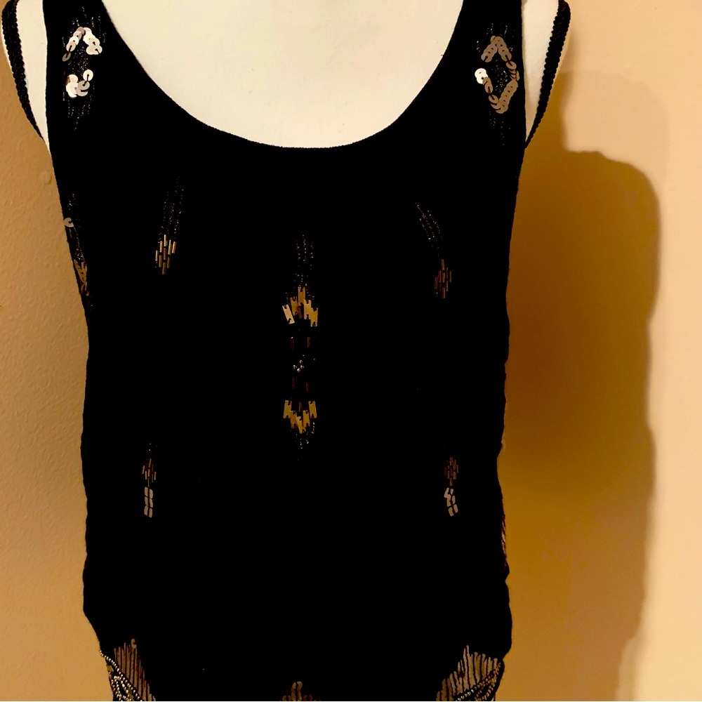Dressy Black Free People Flowy Top